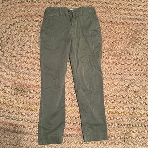 00 Green GAP Straight Khakis